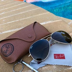 Authentic Ray-Ban Aviator Sunglasses